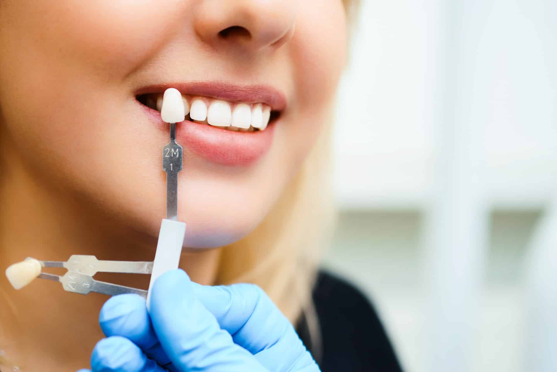 AdobeStock_204272201 v2 Woman at her cosmetic dental care consultation in Lindenhurst IL